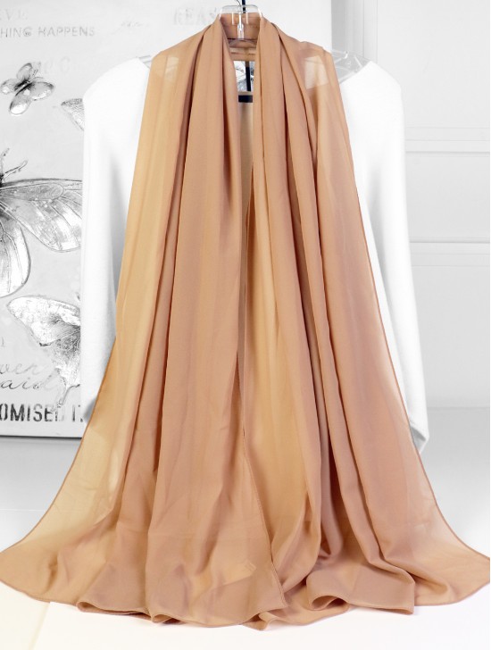 Solid Colour Chiffon Fashion Scarf